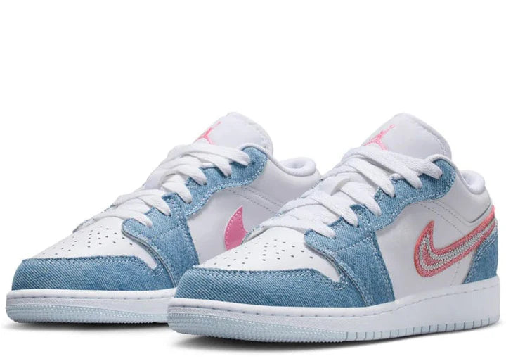 ⁠Nike Air Jordan 1 Low GS Denim Sequin